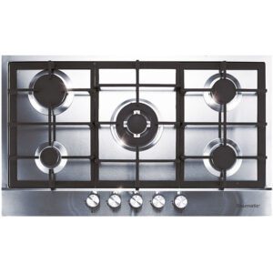 BAUMATIC 90CM GAS HOB 5 BURNER INOX