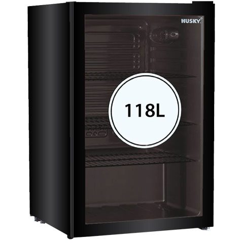 HUSKY UNDER COUNTER CHILLER BLACK -ZUB