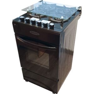 MODYL 4 BURNER GAS STOVE OVEN WITH GLASS TOP
