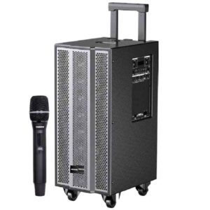 AIWA SPEAKER 2 WIRELESS MICS, ADAPTOR