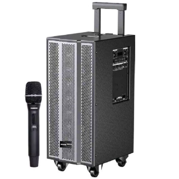AIWA SPEAKER 2 WIRELESS MICS, ADAPTOR