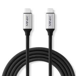 MINIX 120CM USB-C TO USB-C CABLE GREY