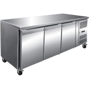 HUSKY 3 DOOR STAINLESS PREPARATION COUNTER