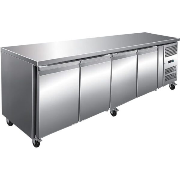 HUSKY 4 DOOR STAINLESS PREPARATION COUNTER